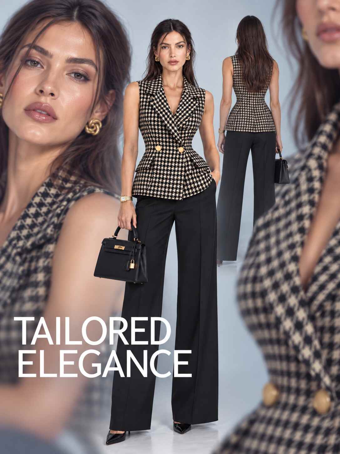 Fashion Editorial Blur Collage