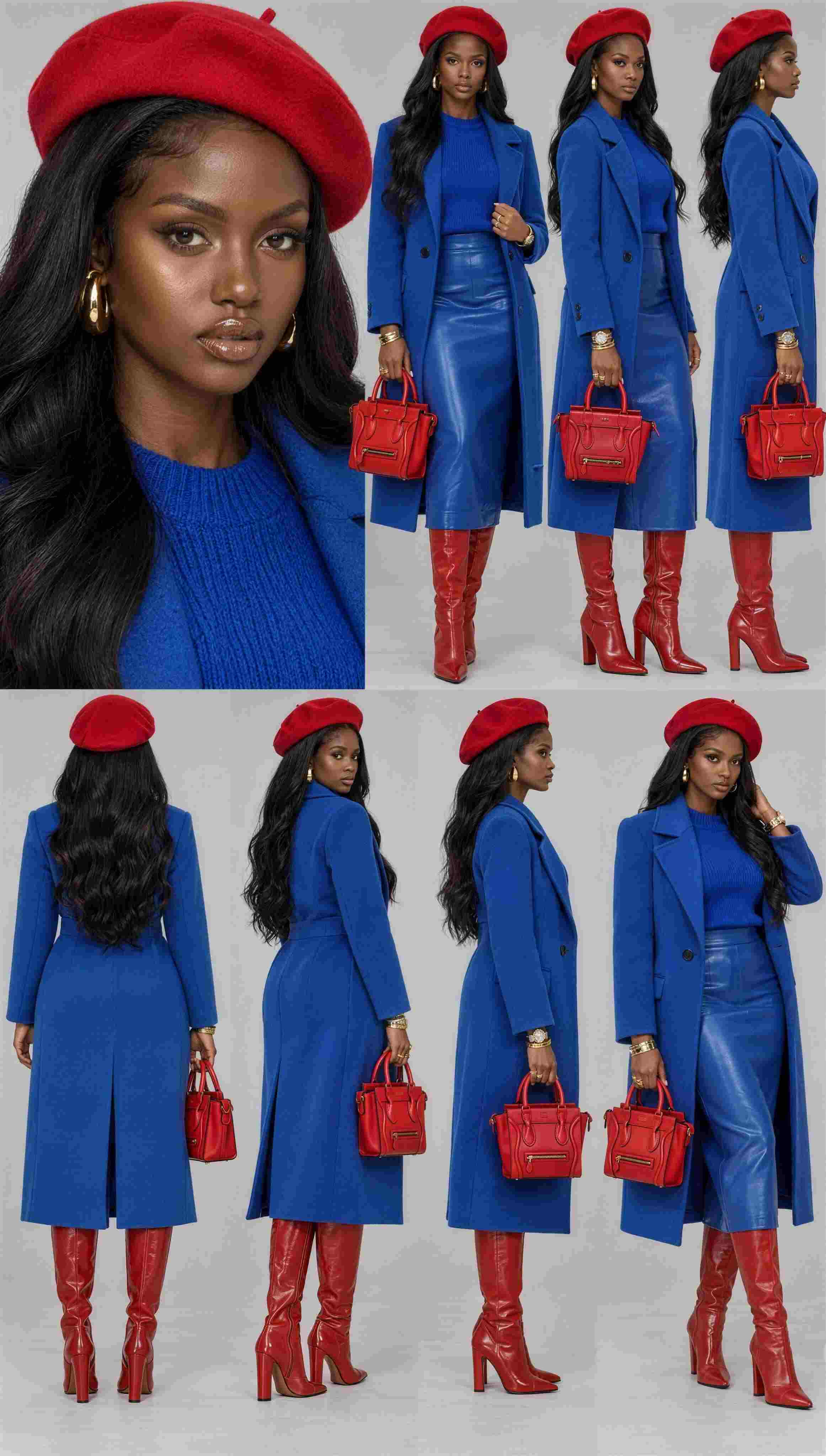 Outfit sheet: Model in outfit